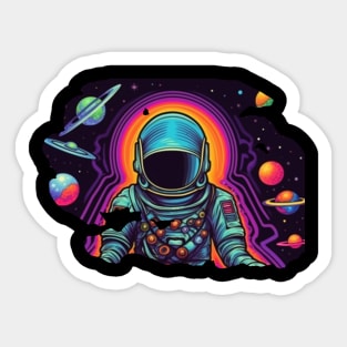 space man Sticker